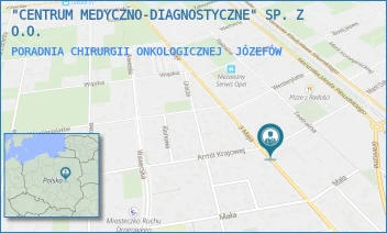 PORADNIA CHIRURGII ONKOLOGICZNEJ - "CENTRUM MEDYCZNO-DIAGNOSTYCZNE" SP. Z O.O. - ARMII KRAJOWEJ 5,  JÓZEFÓW