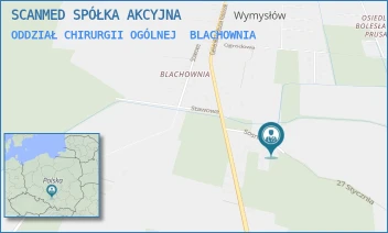 ODDZIAŁ CHIRURGII OGÓLNEJ - SCANMED SPÓŁKA AKCYJNA - UL. SOSNOWA 16,  BLACHOWNIA