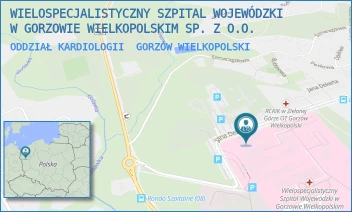 ODDZIAŁ KARDIOLOGII - WIELOSPECJALISTYCZNY SZPITAL WOJEWÓDZKI W GORZOWIE WIELKOPOLSKIM SP. Z O.O. - UL. JANA DEKERTA 1,  GORZÓW WIELKOPOLSKI