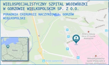 PORADNIA CHIRURGII NACZYNIOWEJ - WIELOSPECJALISTYCZNY SZPITAL WOJEWÓDZKI W GORZOWIE WIELKOPOLSKIM SP. Z O.O. - UL. JANA DEKERTA 1,  GORZÓW WIELKOPOLSKI