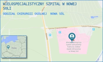 ODDZIAŁ CHIRURGII OGÓLNEJ - WIELOSPECJALISTYCZNY SZPITAL W NOWEJ SOLI - UL. CHAŁUBIŃSKIEGO 7,  NOWA SÓL