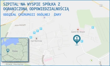ODDZIAŁ CHIRURGII OGÓLNEJ - SZPITAL NA WYSPIE SPÓŁKA Z OGRANICZONĄ ODPOWIEDZIALNOŚCIĄ - UL. PSZENNA 2,  ŻARY