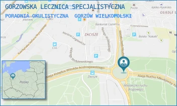 PORADNIA OKULISTYCZNA - GORZOWSKA LECZNICA SPECJALISTYCZNA - RONDO MARSZ. JÓZEFA PIŁSUDSKIEGO 1B,  GORZÓW WIELKOPOLSKI