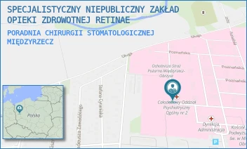 PORADNIA CHIRURGII STOMATOLOGICZNEJ - SPECJALISTYCZNY NIEPUBLICZNY ZAKŁAD OPIEKI ZDROWOTNEJ RETINAE - UL. POZNAŃSKA 109,  MIĘDZYRZECZ