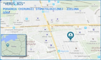 PORADNIA CHIRURGII STOMATOLOGICZNEJ - "VERUS BIS" - UL. STEFANA WYSZYŃSKIEGO 99,  ZIELONA GÓRA