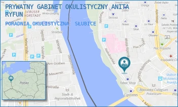 PORADNIA OKULISTYCZNA - PRYWATNY GABINET OKULISTYCZNY ANITA RYFUN - UL. MICKIEWICZA 5,  SŁUBICE