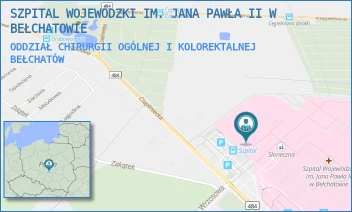ODDZIAŁ CHIRURGII OGÓLNEJ I KOLOREKTALNEJ - SZPITAL WOJEWÓDZKI IM. JANA PAWŁA II W BEŁCHATOWIE - UL. CZAPLINIECKA 123,  BEŁCHATÓW