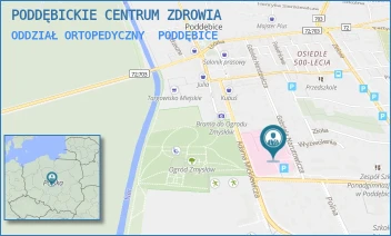 ODDZIAŁ ORTOPEDYCZNY - PODDĘBICKIE CENTRUM ZDROWIA - UL. MICKIEWICZA 16,  PODDĘBICE
