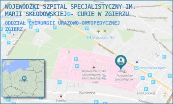 ODDZIAŁ CHIRURGII URAZOWO-ORTOPEDYCZNEJ - WOJEWÓDZKI SZPITAL SPECJALISTYCZNY IM. MARII SKŁODOWSKIEJ - CURIE W ZGIERZU - UL. PARZĘCZEWSKA 35,  ZGIERZ