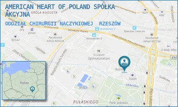 ODDZIAŁ CHIRURGII NACZYNIOWEJ - AMERICAN HEART OF POLAND SPÓŁKA AKCYJNA - UL. KS. JÓZEFA JAŁOWEGO 10,  RZESZÓW