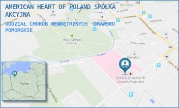 ODDZIAŁ CHORÓB WEWNĘTRZNYCH - AMERICAN HEART OF POLAND SPÓŁKA AKCYJNA - BOLESŁAWA CHROBREGO 4,  DRAWSKO POMORSKIE