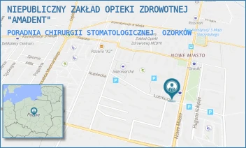 PORADNIA CHIRURGII STOMATOLOGICZNEJ - NIEPUBLICZNY ZAKŁAD OPIEKI ZDROWOTNEJ "AMADENT" - UL. NOWE MIASTO 23,  OZORKÓW