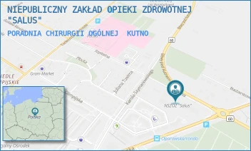 PORADNIA CHIRURGII OGÓLNEJ - NIEPUBLICZNY ZAKŁAD OPIEKI ZDROWOTNEJ "SALUS" - UL. SZPITALNA 46,  KUTNO