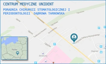 PORADNIA CHIRURGII STOMATOLOGICZNEJ I PERIODONTOLOGII - CENTRUM MEDYCZNE UNIDENT - UL. GRUNWALDZKA 28E,  DĄBROWA TARNOWSKA