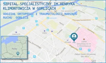 ODDZIAŁ ORTOPEDII I TRAUMATOLOGII NARZĄDU RUCHU - SZPITAL SPECJALISTYCZNY IM.HENRYKA KLIMONTOWICZA W GORLICACH - UL. WĘGIERSKA 21,  GORLICE