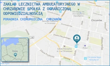 PORADNIA CHIRURGICZNA - ZAKŁAD LECZNICTWA AMBULATORYJNEGO W CHRZANOWIE SPÓŁKA Z OGRANICZONĄ ODPOWIEDZIALNOŚCIĄ - UL. SOKOŁA 19,  CHRZANÓW