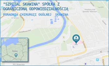 PORADNIA CHIRURGII OGÓLNEJ - "SZPITAL SKAWINA" SPÓŁKA Z OGRANICZONĄ ODPOWIEDZIALNOŚCIĄ - UL. TYNIECKA 15,  SKAWINA