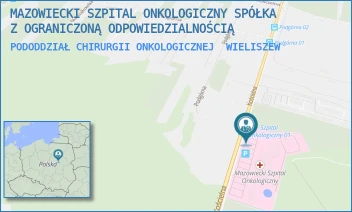 PODODDZIAŁ CHIRURGII ONKOLOGICZNEJ - MAZOWIECKI SZPITAL ONKOLOGICZNY SPÓŁKA Z OGRANICZONĄ ODPOWIEDZIALNOŚCIĄ - KOŚCIELNA 61,  WIELISZEW