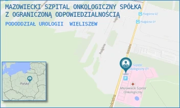 PODODDZIAŁ UROLOGII - MAZOWIECKI SZPITAL ONKOLOGICZNY SPÓŁKA Z OGRANICZONĄ ODPOWIEDZIALNOŚCIĄ - KOŚCIELNA 61,  WIELISZEW
