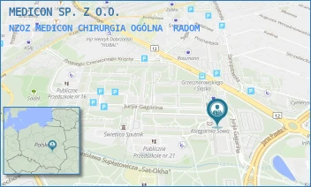 NZOZ MEDICON CHIRURGIA OGÓLNA - MEDICON SP. Z O.O. - GAGARINA 1,  RADOM