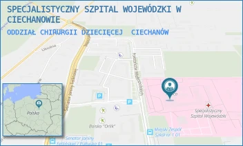 ODDZIAŁ CHIRURGII DZIECIĘCEJ - SPECJALISTYCZNY SZPITAL WOJEWÓDZKI W CIECHANOWIE - POWST. WIELKOPOLSKICH 2,  CIECHANÓW
