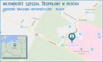 ODDZIAŁ URAZOWO-ORTOPEDYCZNY - WOJEWÓDZKI SZPITAL ZESPOLONY W PŁOCKU - MEDYCZNA 19,  PŁOCK