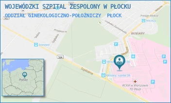 ODDZIAŁ GINEKOLOGICZNO-POŁOŻNICZY - WOJEWÓDZKI SZPITAL ZESPOLONY W PŁOCKU - MEDYCZNA 19,  PŁOCK