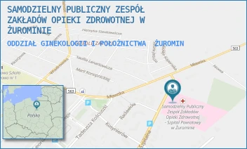 ODDZIAŁ GINEKOLOGII I POŁOŻNICTWA - SAMODZIELNY PUBLICZNY ZESPÓŁ ZAKŁADÓW OPIEKI ZDROWOTNEJ W ŻUROMINIE - SZPITALNA 56,  ŻUROMIN