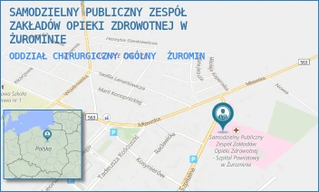ODDZIAŁ CHIRURGICZNY OGÓLNY - SAMODZIELNY PUBLICZNY ZESPÓŁ ZAKŁADÓW OPIEKI ZDROWOTNEJ W ŻUROMINIE - SZPITALNA 56,  ŻUROMIN