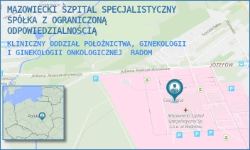 KLINICZNY ODDZIAŁ POŁOŻNICTWA, GINEKOLOGII I GINEKOLOGII ONKOLOGICZNEJ - MAZOWIECKI SZPITAL SPECJALISTYCZNY SPÓŁKA Z OGRANICZONĄ ODPOWIEDZIALNOŚCIĄ - J. ALEKSANDROWICZA 5,  RADOM