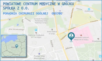 PORADNIA CHIRURGII OGÓLNEJ - POWIATOWE CENTRUM MEDYCZNE W GRÓJCU SPÓŁKA Z O.O. - PIOTRA SKARGI 10,  GRÓJEC