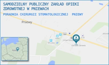 PORADNIA CHIRURGII STOMATOLOGICZNEJ - SAMODZIELNY PUBLICZNY ZAKŁAD OPIEKI ZDROWOTNEJ W PNIEWACH - 2A,  PNIEWY