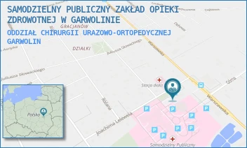 ODDZIAŁ CHIRURGII URAZOWO-ORTOPEDYCZNEJ - SAMODZIELNY PUBLICZNY ZAKŁAD OPIEKI ZDROWOTNEJ W GARWOLINIE - LUBELSKA 50,  GARWOLIN
