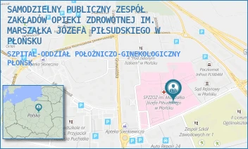 SZPITAL-ODDZIAŁ POŁOŻNICZO-GINEKOLOGICZNY - SAMODZIELNY PUBLICZNY ZESPÓŁ ZAKŁADÓW OPIEKI ZDROWOTNEJ IM. MARSZAŁKA JÓZEFA PIŁSUDSKIEGO W PŁOŃSKU - HENRYKA SIENKIEWICZA 7,  PŁOŃSK