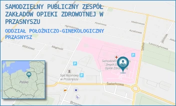 ODDZIAŁ POŁOŻNICZO-GINEKOLOGICZNY - SAMODZIELNY PUBLICZNY ZESPÓŁ ZAKŁADÓW OPIEKI ZDROWOTNEJ W PRZASNYSZU - SADOWA 9,  PRZASNYSZ