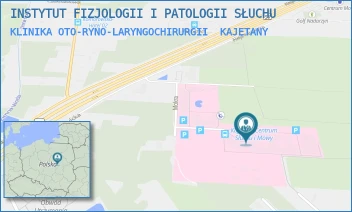 KLINIKA OTO-RYNO-LARYNGOCHIRURGII - INSTYTUT FIZJOLOGII I PATOLOGII SŁUCHU - MOKRA 17,  KAJETANY