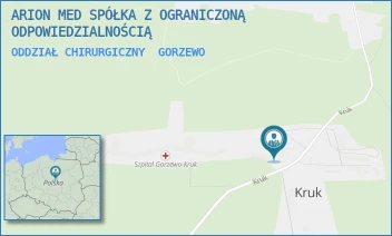 ODDZIAŁ CHIRURGICZNY - ARION MED SPÓŁKA Z OGRANICZONĄ ODPOWIEDZIALNOŚCIĄ - KRUK 5,  GORZEWO