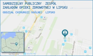 ODDZIAŁ CHIRURGII OGÓLNEJ - SAMODZIELNY PUBLICZNY  ZESPÓŁ ZAKŁADÓW OPIEKI ZDROWOTNEJ W LIPSKU - JĘDRZEJA ŚNIADECKIEGO 2,  LIPSKO