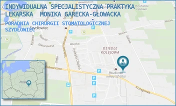 PORADNIA CHIRURGII STOMATOLOGICZNEJ - INDYWIDUALNA SPECJALISTYCZNA PRAKTYKA LEKARSKA  MONIKA GARECKA-GŁOWACKA - WSCHODNIA 9A,  SZYDŁOWIEC