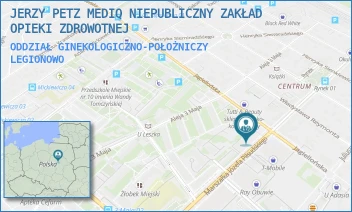 ODDZIAŁ GINEKOLOGICZNO-POŁOŻNICZY - JERZY PETZ MEDIQ NIEPUBLICZNY ZAKŁAD OPIEKI ZDROWOTNEJ - PIŁSUDSKIEGO 20,  LEGIONOWO