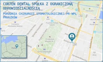 PORADNIA CHIRURGII STOMATOLOGICZNEJ PR-WPL - CORTEN DENTAL SPÓŁKA Z OGRANICZONĄ ODPOWIEDZIALNOŚCIĄ - ALEJA WOJSKA POLSKIEGO 12,  PRUSZKÓW