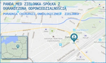 PORADNIA CHIRURGII ONKOLOGICZNEJ - PANDA MED ZIELONKA SPÓŁKA Z OGRANICZONĄ ODPOWIEDZIALNOŚCIĄ - KOLEJOWA 5B/6,  ZIELONKA