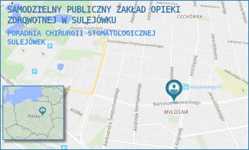 PORADNIA CHIRURGII STOMATOLOGICZNEJ - SAMODZIELNY PUBLICZNY ZAKŁAD OPIEKI ZDROWOTNEJ W SULEJÓWKU - ARMII KRAJOWEJ 21,  SULEJÓWEK