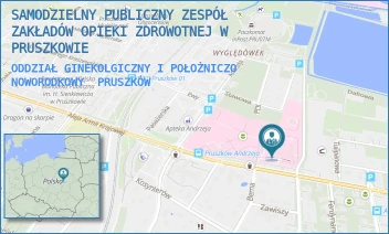 ODDZIAŁ GINEKOLGICZNY I POŁOŻNICZO NOWORODKOWY - SAMODZIELNY PUBLICZNY ZESPÓŁ ZAKŁADÓW OPIEKI ZDROWOTNEJ W PRUSZKOWIE - ARMII KRAJOWEJ 2/4,  PRUSZKÓW