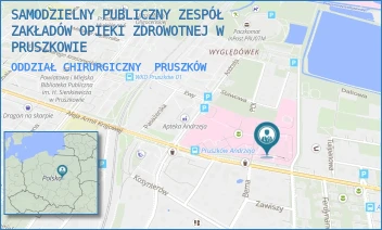 ODDZIAŁ CHIRURGICZNY - SAMODZIELNY PUBLICZNY ZESPÓŁ ZAKŁADÓW OPIEKI ZDROWOTNEJ W PRUSZKOWIE - ARMII KRAJOWEJ 2/4,  PRUSZKÓW