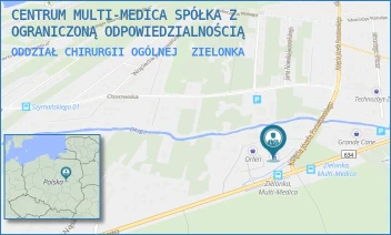 ODDZIAŁ CHIRURGII OGÓLNEJ - CENTRUM MULTI-MEDICA SPÓŁKA Z OGRANICZONĄ ODPOWIEDZIALNOŚCIĄ - PONIATOWSKIEGO 97,  ZIELONKA