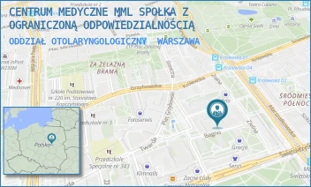 ODDZIAŁ OTOLARYNGOLOGICZNY - CENTRUM MEDYCZNE MML SPOŁKA Z OGRANICZONĄ ODPOWIEDZIALNOŚCIĄ - BAGNO WEJŚCIE E 2/3,  WARSZAWA