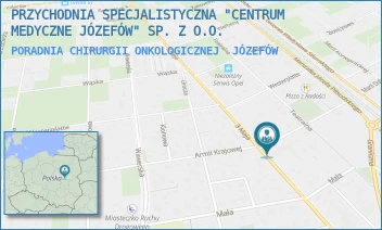 PORADNIA CHIRURGII ONKOLOGICZNEJ - PRZYCHODNIA SPECJALISTYCZNA "CENTRUM MEDYCZNE JÓZEFÓW" SP. Z O.O. - ARMII KRAJOWEJ 5,  JÓZEFÓW