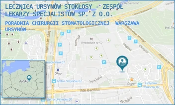 PORADNIA CHIRURGII STOMATOLOGICZNEJ - LECZNICA URSYNÓW STOKŁOSY - ZESPÓŁ LEKARZY SPECJALISTÓW SP. Z O.O. - SYMFONII 2,  WARSZAWA URSYNÓW