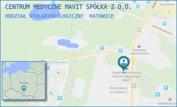 ODDZIAŁ OTOLARYNGOLOGICZNY - CENTRUM MEDYCZNE MAVIT SPÓŁKA Z O.O. - UL. SZOPIENICKA 65,  KATOWICE